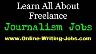 My Freelance Career : All About Freelance Journalism Jobs