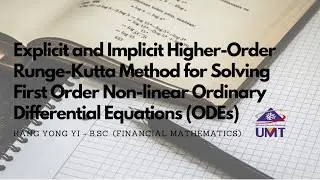 Explicit and Implicit Higher-Order Runge-Kutta Method for Solving First Order Non-linear ODEs