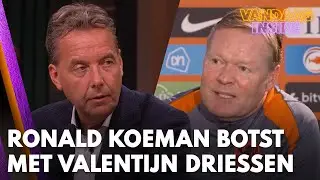 Ronald Koeman botst met Valentijn Driessen: 'Helaas selecteren ze niet door bij de krant!'
