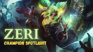 Zeri, The Spark of Zaun | Champion Spotlight League of Legends