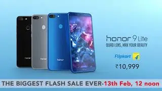 Honor9Lite - The Biggest Flash Sale is here