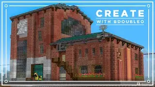 The Honeyed Apple Factory Buildings! :: Minecraft Create Mod