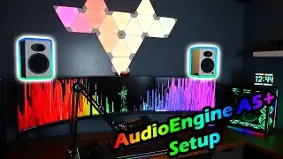 Installing Audioengine A5+ Speakers In My Gaming Setup!
