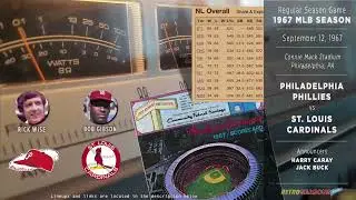 1967-Sep-12 • PHI/STL • Philadelphia Phillies vs St. Louis Cardinals - Baseball Radio Broadcast
