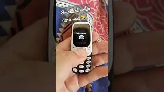 Real Nokia 3310 (1 finger size real cell)😂 