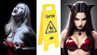 🧛‍♀️💃 She-Devil Succubus Vampiric Warning ⚠️