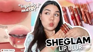 TINTAS DE AGUA QUE SE HACEN MATE?!! #SHEGLAMLipBlur | Sarai♥