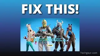 How to Fix “Unable to sign in to your account for PlayStation network” in Fortnite