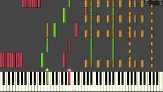 LukeDaFox, ZOTMIDI - RUSH BRAHMS (Hungarian Dance No. 5) | Synthesia, Piano From Above