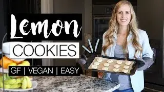 THE BEST LEMON COOKIES | GF + Vegan + Easy! | Jordan Cornwell