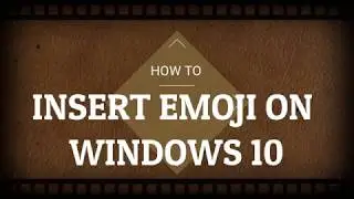 How to insert emojis😜 on PC/Laptop on Windows 10 | Emoji Picker Windows 10