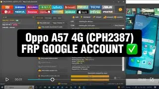 Oppo A57 4G (CPH2387) FRP GOOGLE ACCOUNT bypass with UNLOCKTOOL