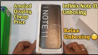 Muzi Gamer | Infinix Note 11 Unboxing | Under 180$ cheapest Ambled Display Phone