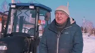 Отзыв о тракторе Lovol ТЕ354 G2 с навесным шнекоротором.