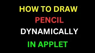 Pencil In Applet || How to draw pencil in applet ? @ApnaCollegeOfficial