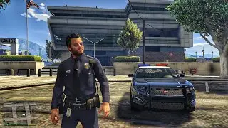 GTA 5 Michael Became A Police Officer Of Los Santos Police Department | Epic Chaos 