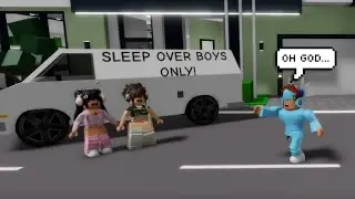 Brookhaven, But CREEPY ODERS Invited Me To Their SLEEPOVER, Then THIS HAPPENED...