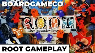 Root - 3 Player - Lord of the Hundreds, Keepers in Iron, Corvid Conspiracy - (Quackalope Gameplay)