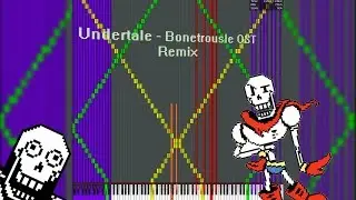 Undertale - Bonetrousle OST Remix ~ Piano Elipse