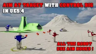 How to Setup the Aim Nodes in Control Rig in Unreal Engine 5.4