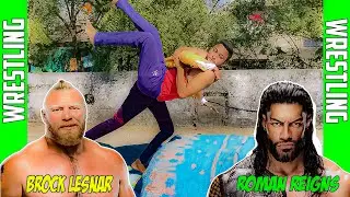 Roman Reigns vs Brock Lesnar 😈|रोमन रेगिंस vs ब्रॉक ल्सनेर| इन हिंदी|