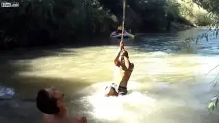 River jump fail