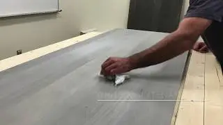 DIY Driftwood Gray Maple Headboard