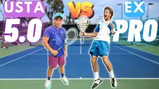 USTA 5.0 vs Ex-ATP Pro!