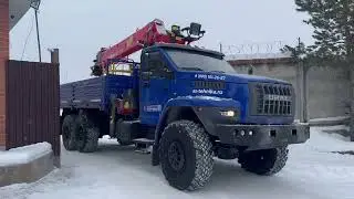 Бортовые автомобили на шасси Урал NEXT 4320-6952-72 с КМУ ИТ-200 и КМУ АНТ 20-5ТЛ