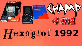 Champ by Hexaglot 1992 LCD Brick Game / UNBOXING + GAMEPLAY / РАСПАКОВКА + ГЕЙМПЛЕЙ