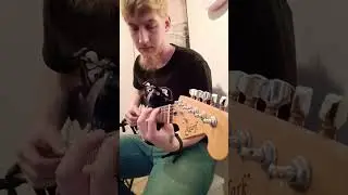 Noodling with basic chords with skylark electric guitar