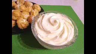 Вкусный сливочный крем для различной выпечки. Мороженое