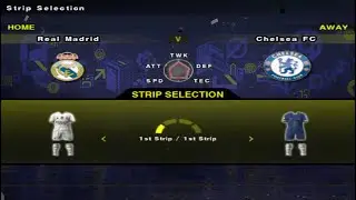 EFOOTBALL 2024 PS2 | Real Madrid vs Chelsea (UCL with New Kits 23-24) (Quarter Final Leg 1 to 2)