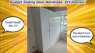 Carpentry. How to build a Sliding Door Wardrobe on a budget