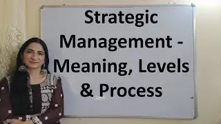 Strategic Management - Meaning, Levels & Process
