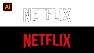 Warp Text In Adobe Illustrator | Make With Warp | Netflix Logo Design - Graphic Design Tutorial