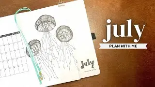 JULY PLAN WITH ME 2021 || BULLET JOURNAL SET UP