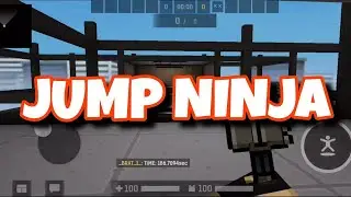 Прошел JUMP NINJA в Blokpost Mobail