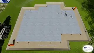 Строительство фундамента УШП. Наглядный процесс в 3D-анимации