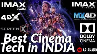 IMAX vs Dolby vs 4DX vs MX4D vs ScreenX  [Hindi]
