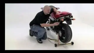 Using pre-2013 Pit Bull One Armed Rear stands on motorcycles with single sided swingarm