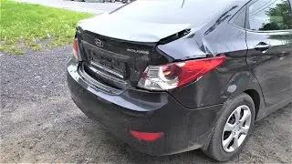 Хундай солярис восстанавливаем после дтп Нижний Новгород Hyundai Accent Auto body repair