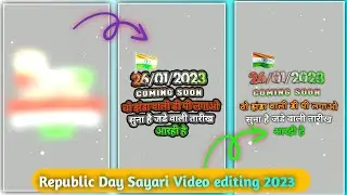 Instagram Viral 26 January Video editing in alight motion | Republic day Sayari Video editing 2023