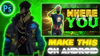 MAKE THIS TRENDING FREE FIRE MONTAGE THUMBNAIL ON ANDROID IN PSCC #TUTORIAL #FREE FIRE 🔥🥵🥵