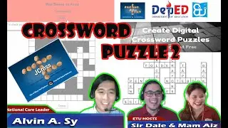Basic OER DepEd EdTech | Crossword Puzzle Maker Tutorial - JCross