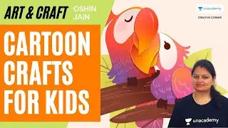 [Art & Craft] Cartoon Crafts For Kids | Oshin Jain | Creative Corner