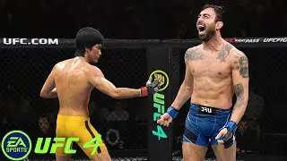 ❤ UFC4 Bruce Lee vs Makwan Amirkhani UFC 4 - Super Battle ❤