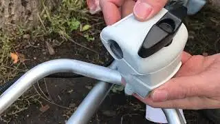 Stihl FS 250 - Замена стандартного крепления рукоятки на крепление с барашком