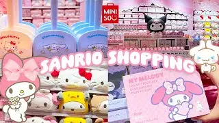 💗 Sanrio Shopping at Miniso 💗🛍️  new sanrio collections, plushies, kawaii figures