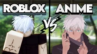 Roblox Gojo VS Anime Gojo | AU:R Roblox